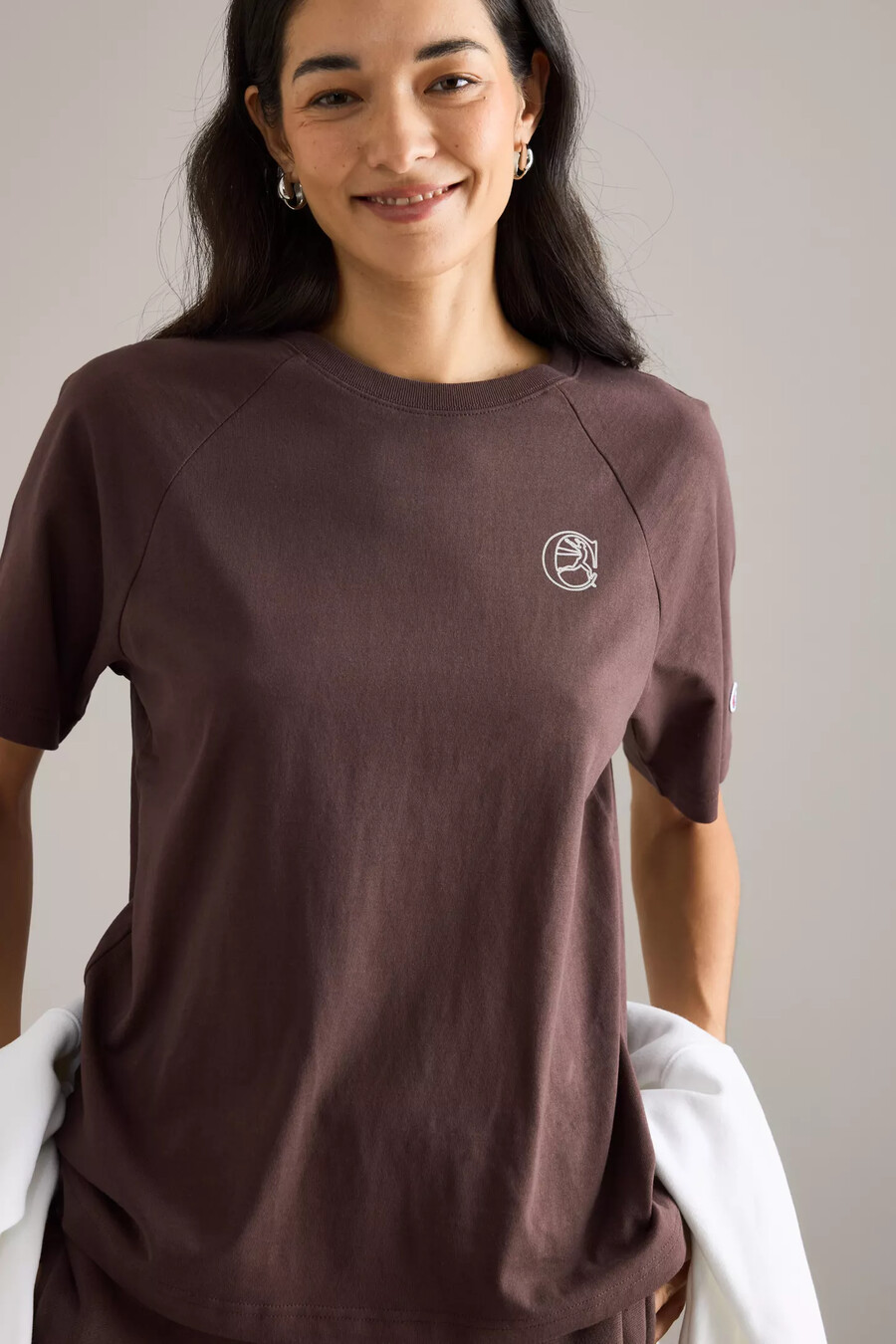 camiseta de manga raglán champion