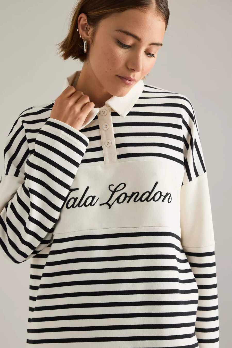 sudadera polo de rugby tala