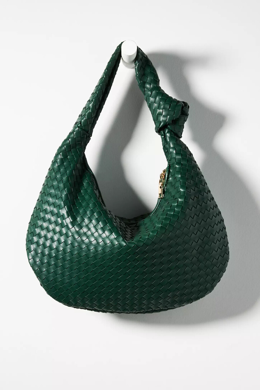 bolso de hombro grande de piel sintética brigitte de melie bianco