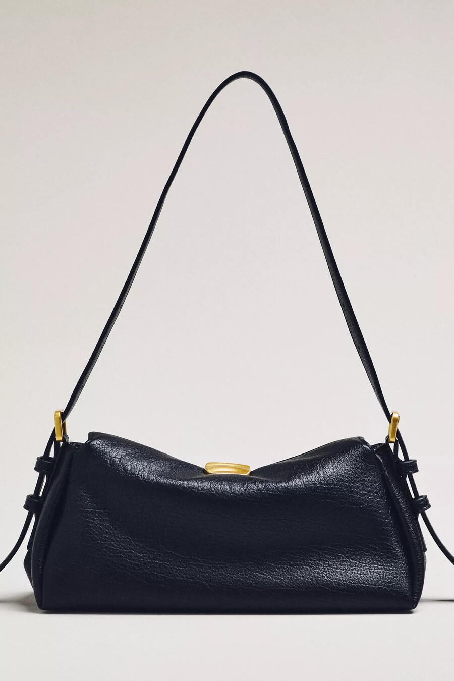 bolso de hombro holgado de piel sintética