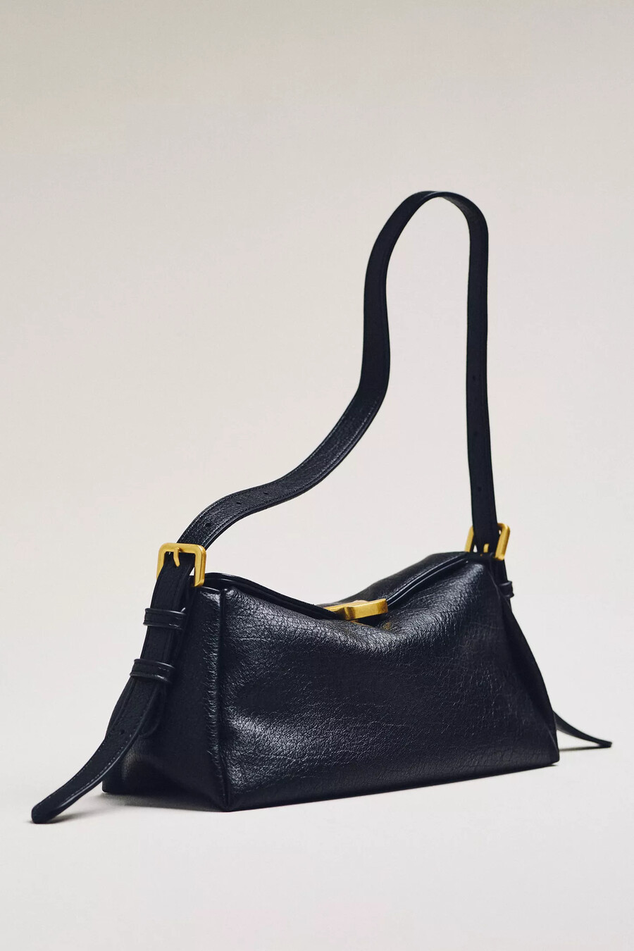 bolso de hombro holgado de piel sintética