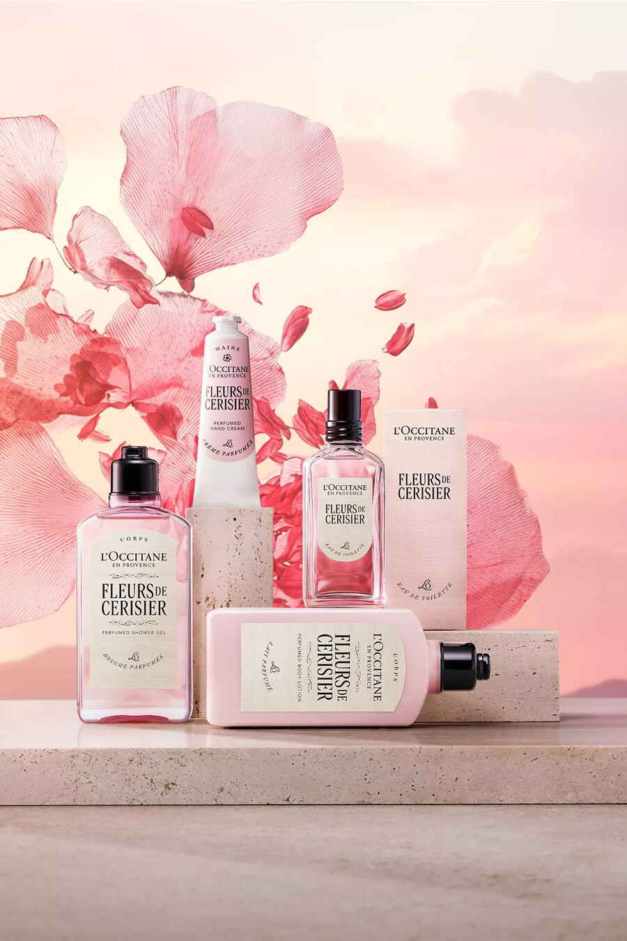 loccitane gel de ducha flores de cerisier