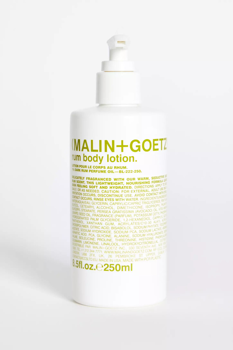 loción corporal con ron malin goetz