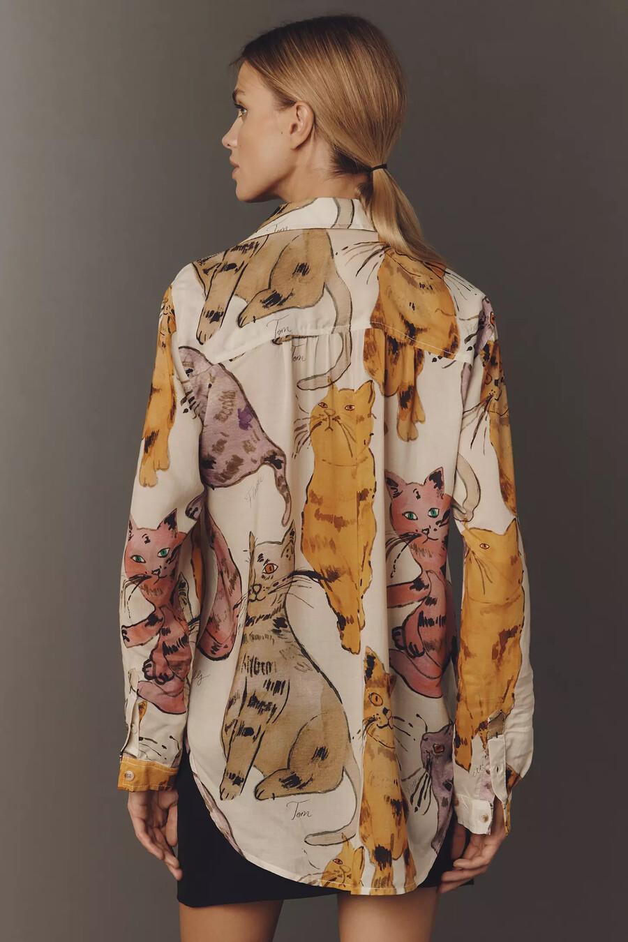 camisa relajada pilcro the romy