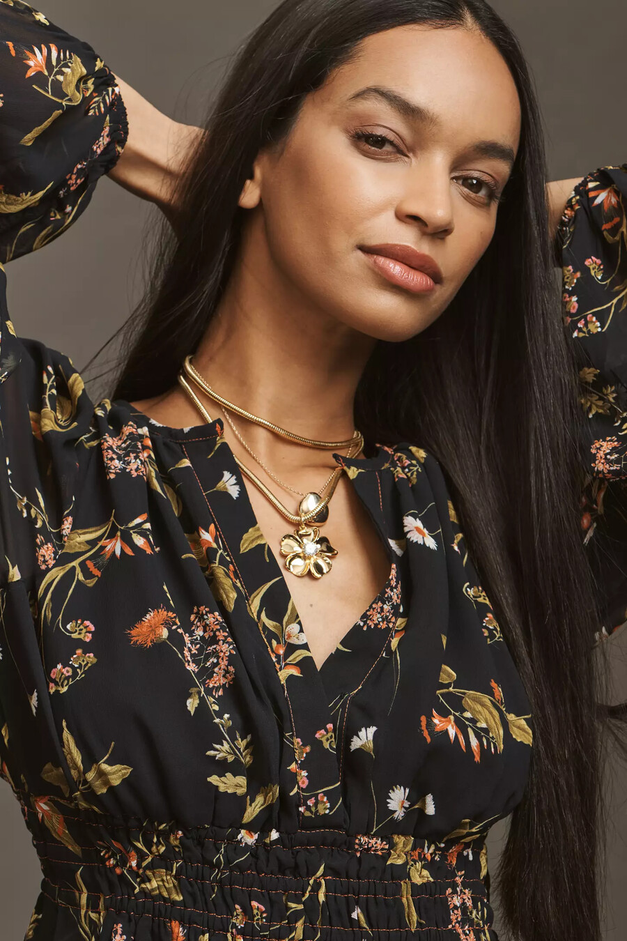la blusa de manga larga somerset