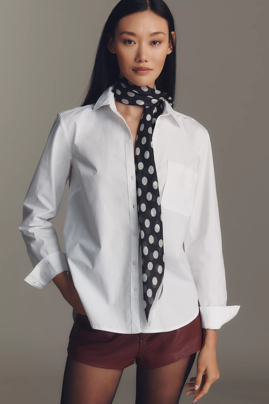 camisa clásica con botones maeve