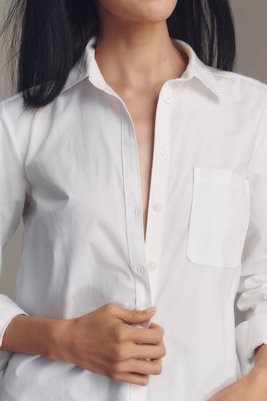 camisa clásica con botones maeve