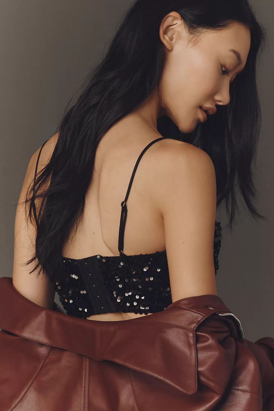 bralette de lentejuelas