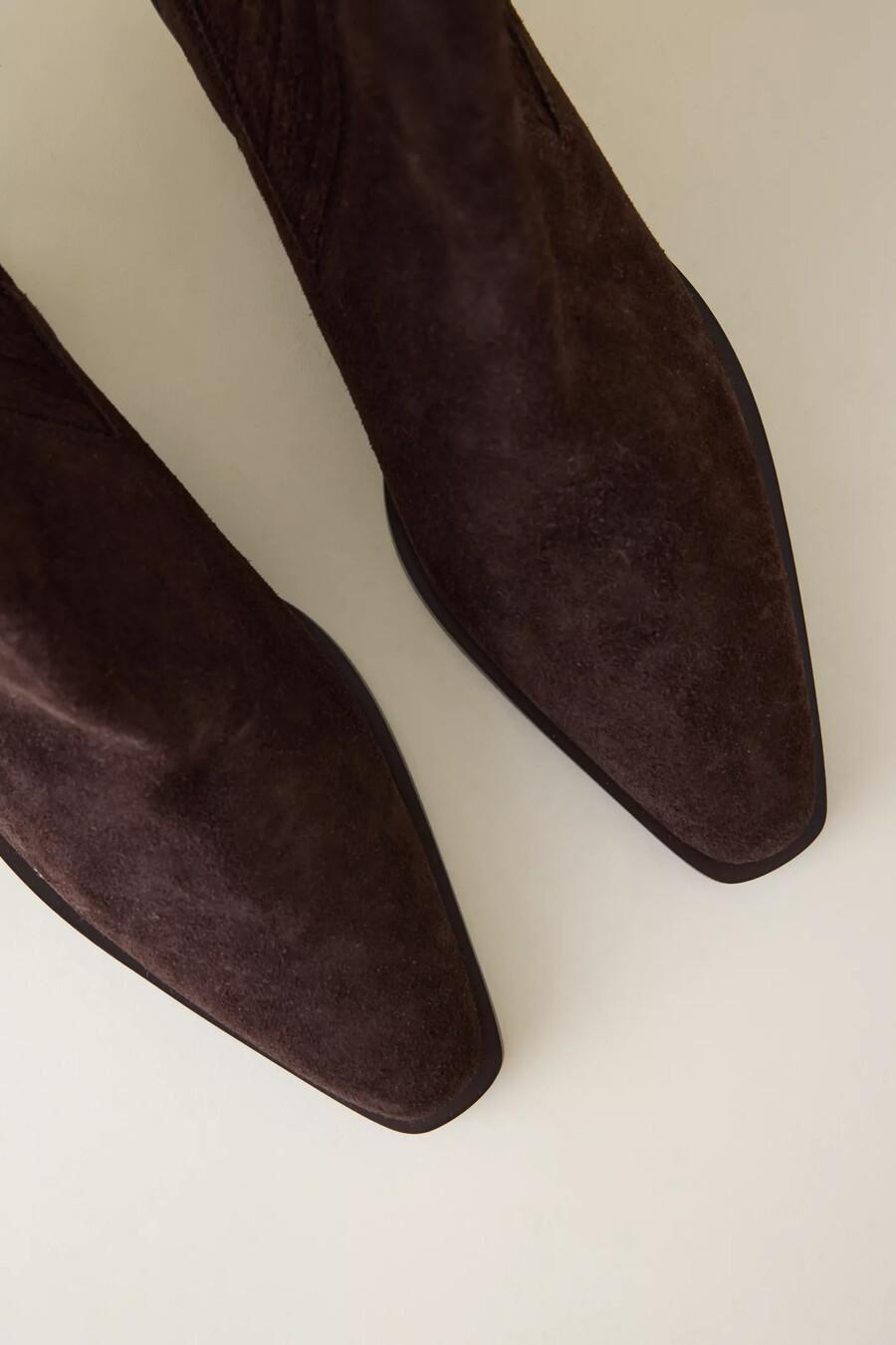 botas de ante índigo halagadas
