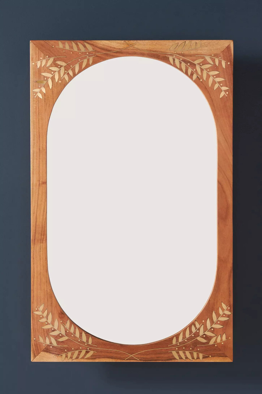 armario de baño de pared con espejo de madera de acacia marta