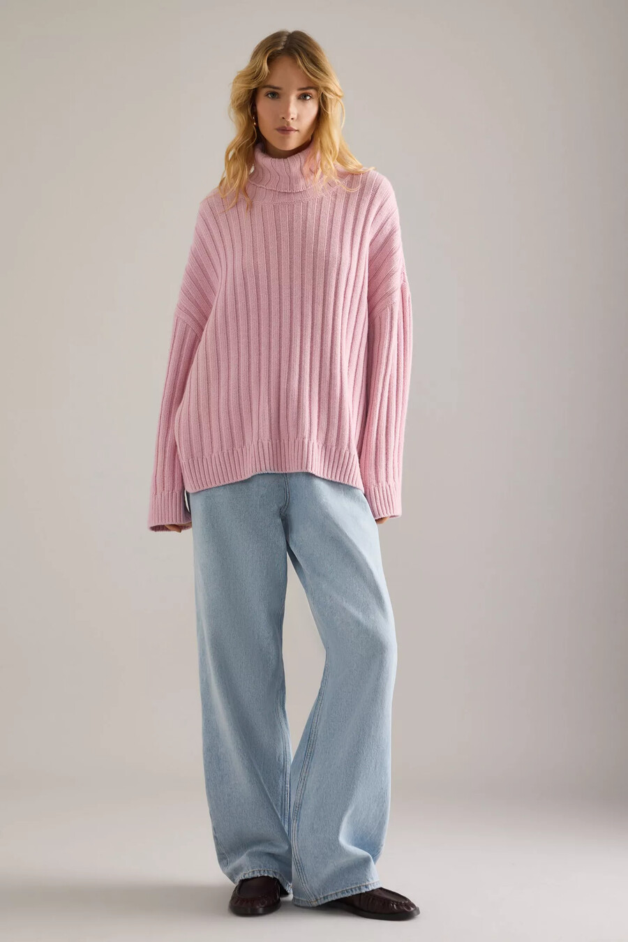 jersey de canalé con cuello vuelto maeve de barbour