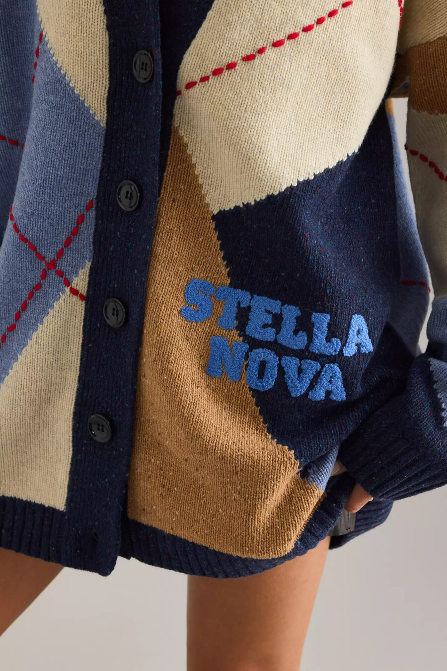 cárdigan de lana extragrande stella nova