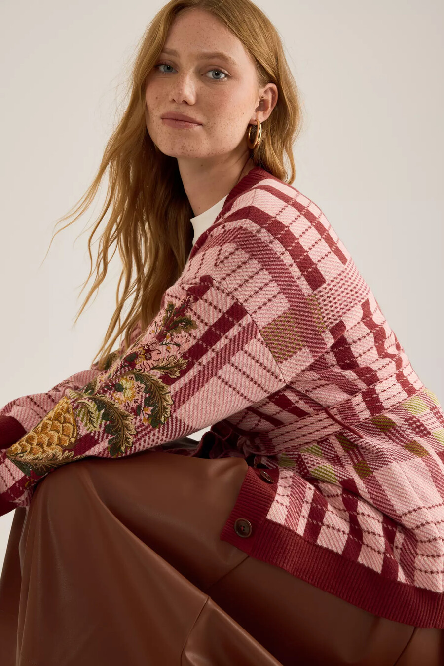 cárdigan barbour x farm rio luisa