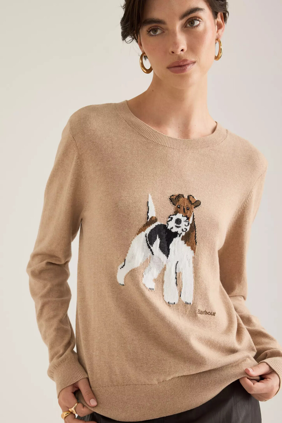 jersey de algodón y cachemir barbour fareham