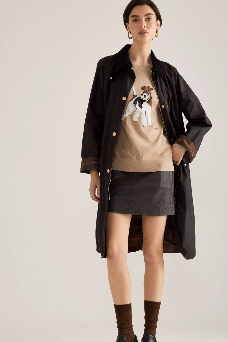 jersey de algodón y cachemir barbour fareham
