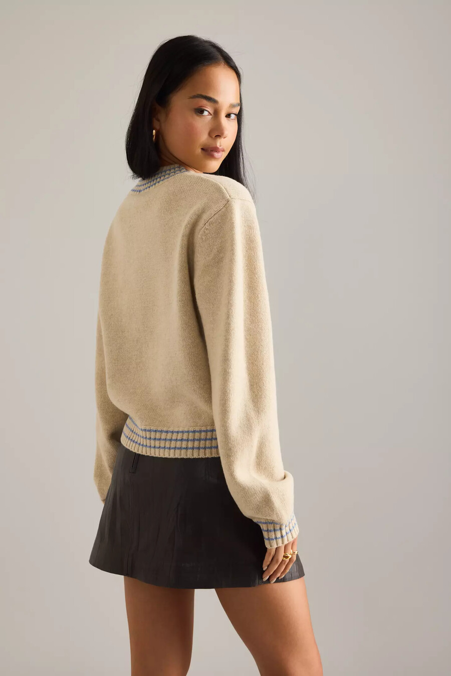 jersey de lana con forma de manzana de stella nova