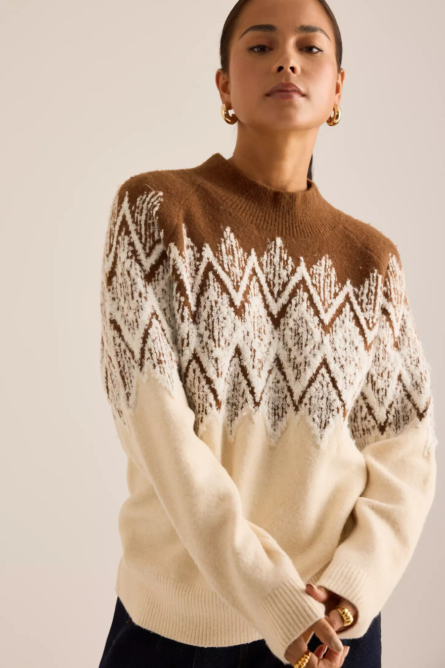 jersey de jacquard relajado siren de varley