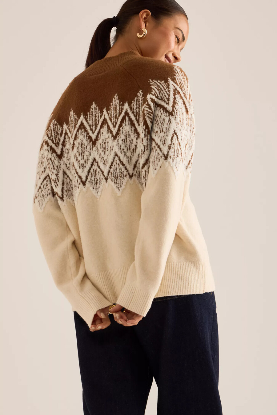 jersey de jacquard relajado siren de varley