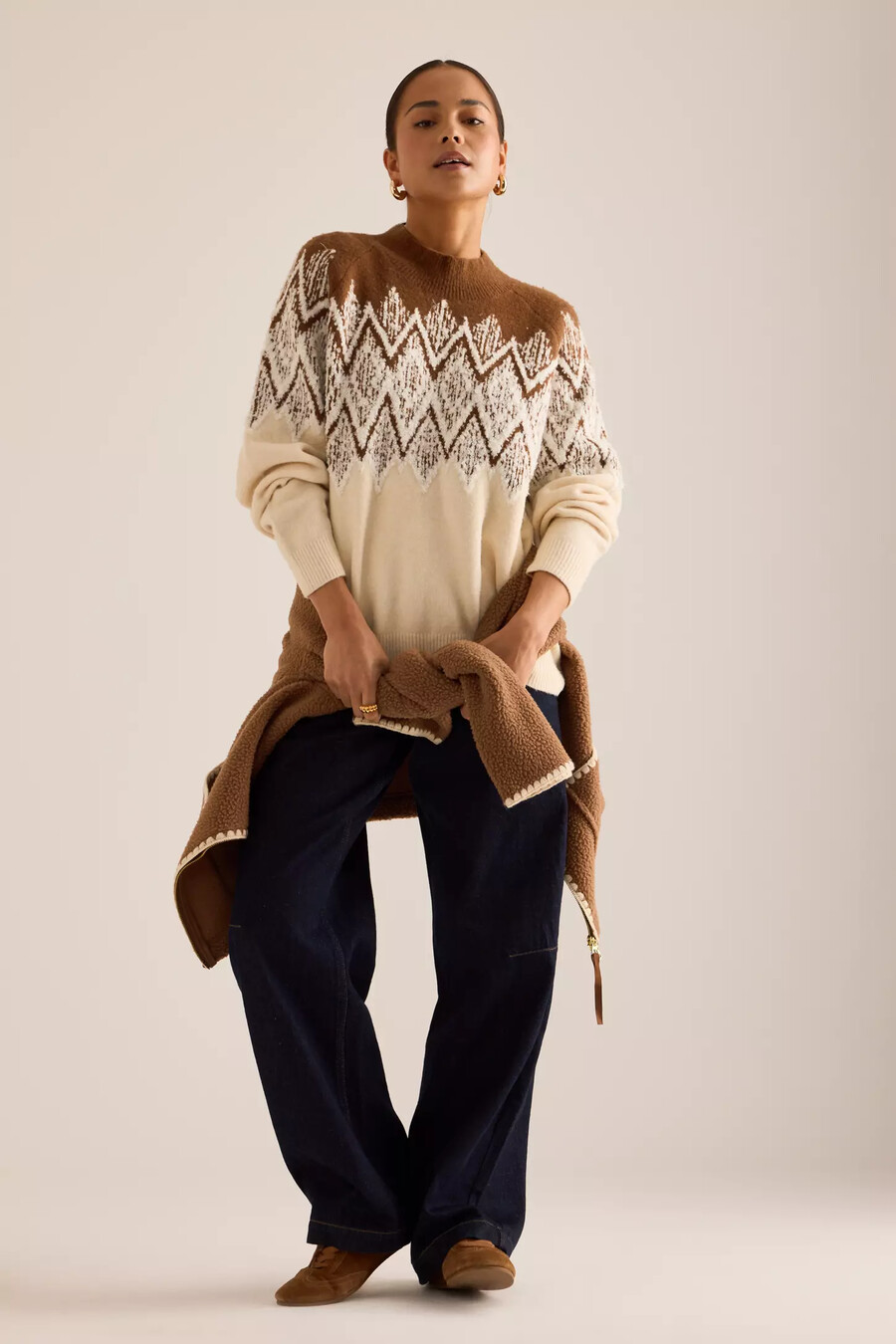 jersey de jacquard relajado siren de varley