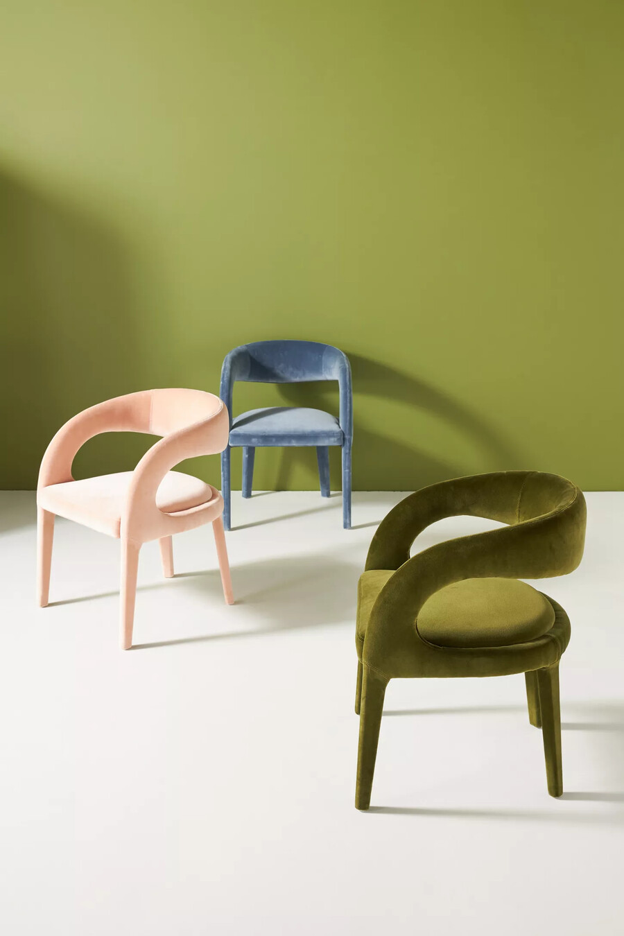 silla de comedor hagen de terciopelo