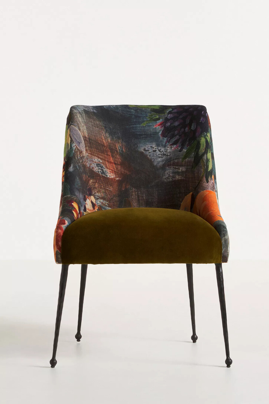 silla de comedor de terciopelo lena elowen