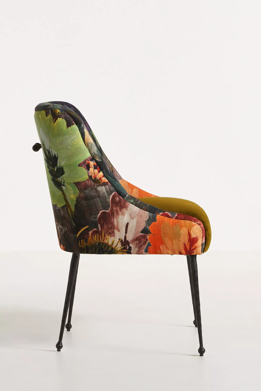 silla de comedor de terciopelo lena elowen