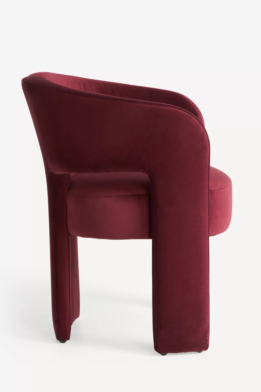 silla de comedor de terciopelo celeste