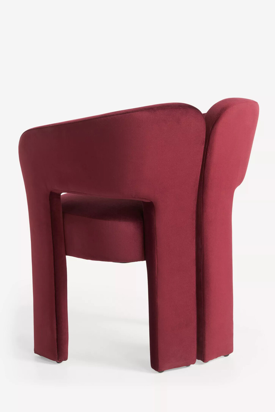 silla de comedor de terciopelo celeste