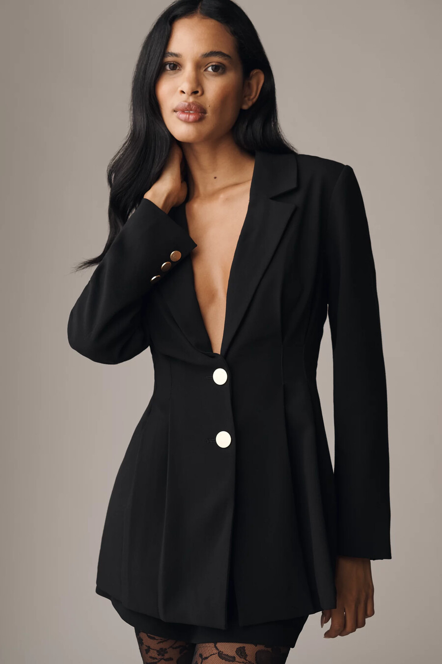 blazer con reloj de arena para muñeca maeve dandy