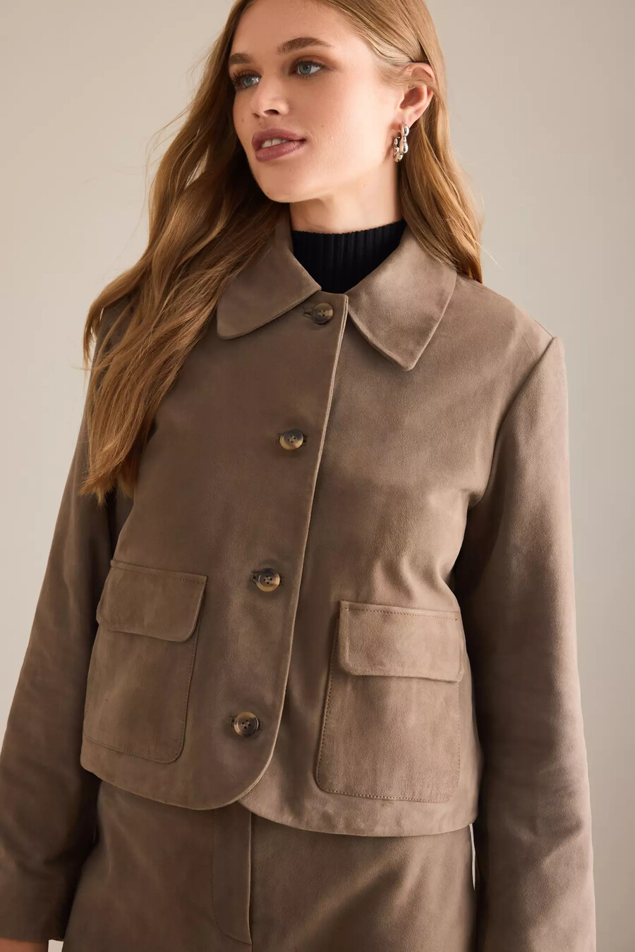 chaqueta de ante kaya seleccionada