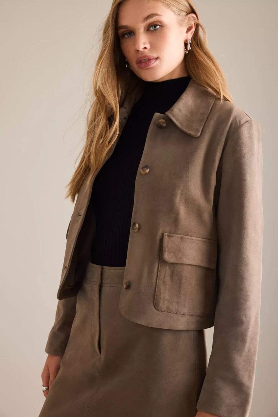 chaqueta de ante kaya seleccionada