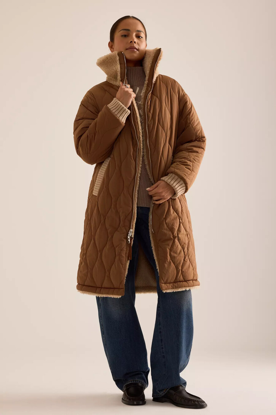 abrigo reversible varley theia