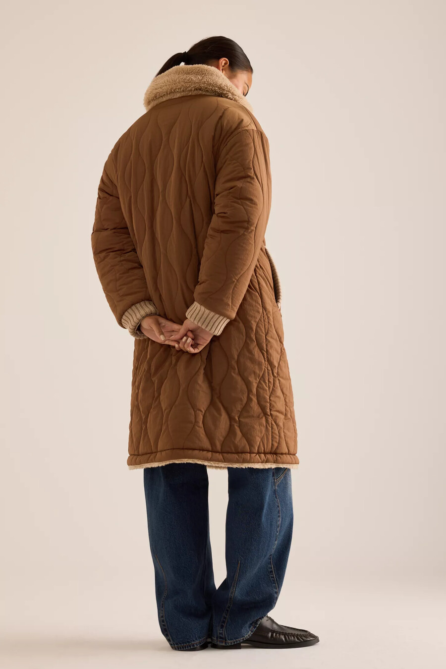 abrigo reversible varley theia