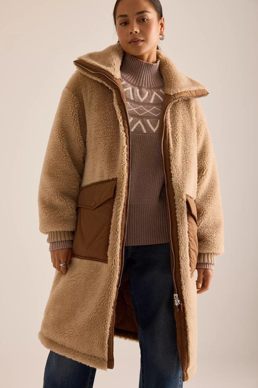 abrigo reversible varley theia