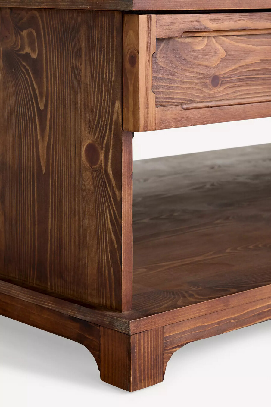 mesa de centro de madera whitney