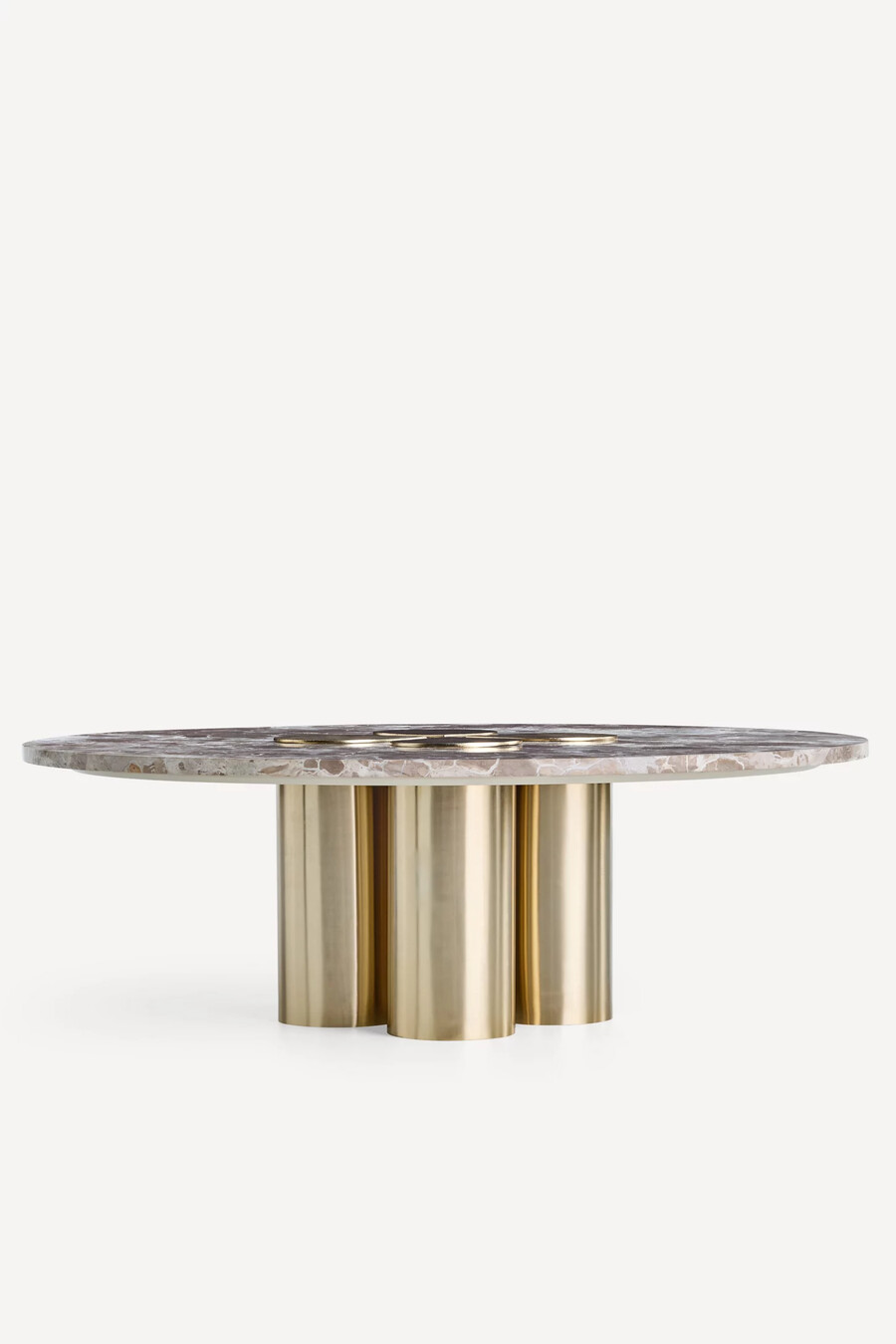 mesa de centro de mármol clover
