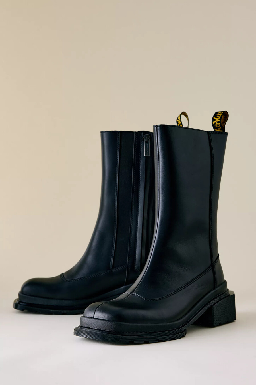 botas chelsea de cuero dr. martens maybole hi