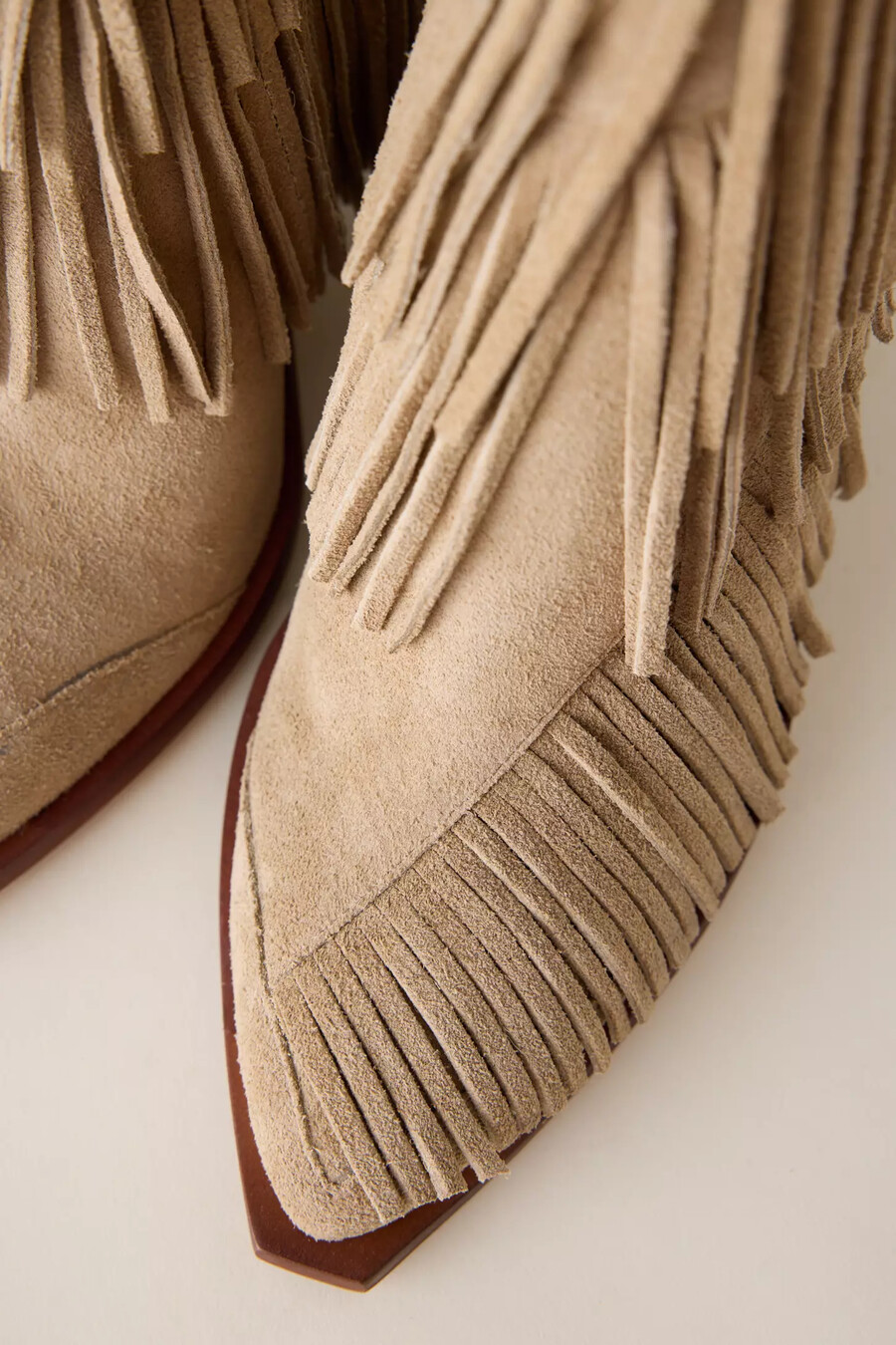botas dolce vita torey de ante con flecos