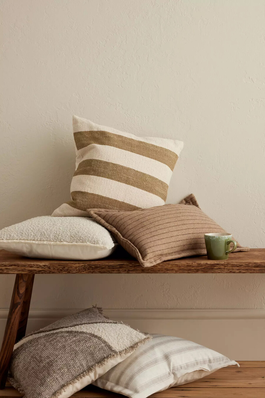 cojín con flecos sienna de ellenvale interiors