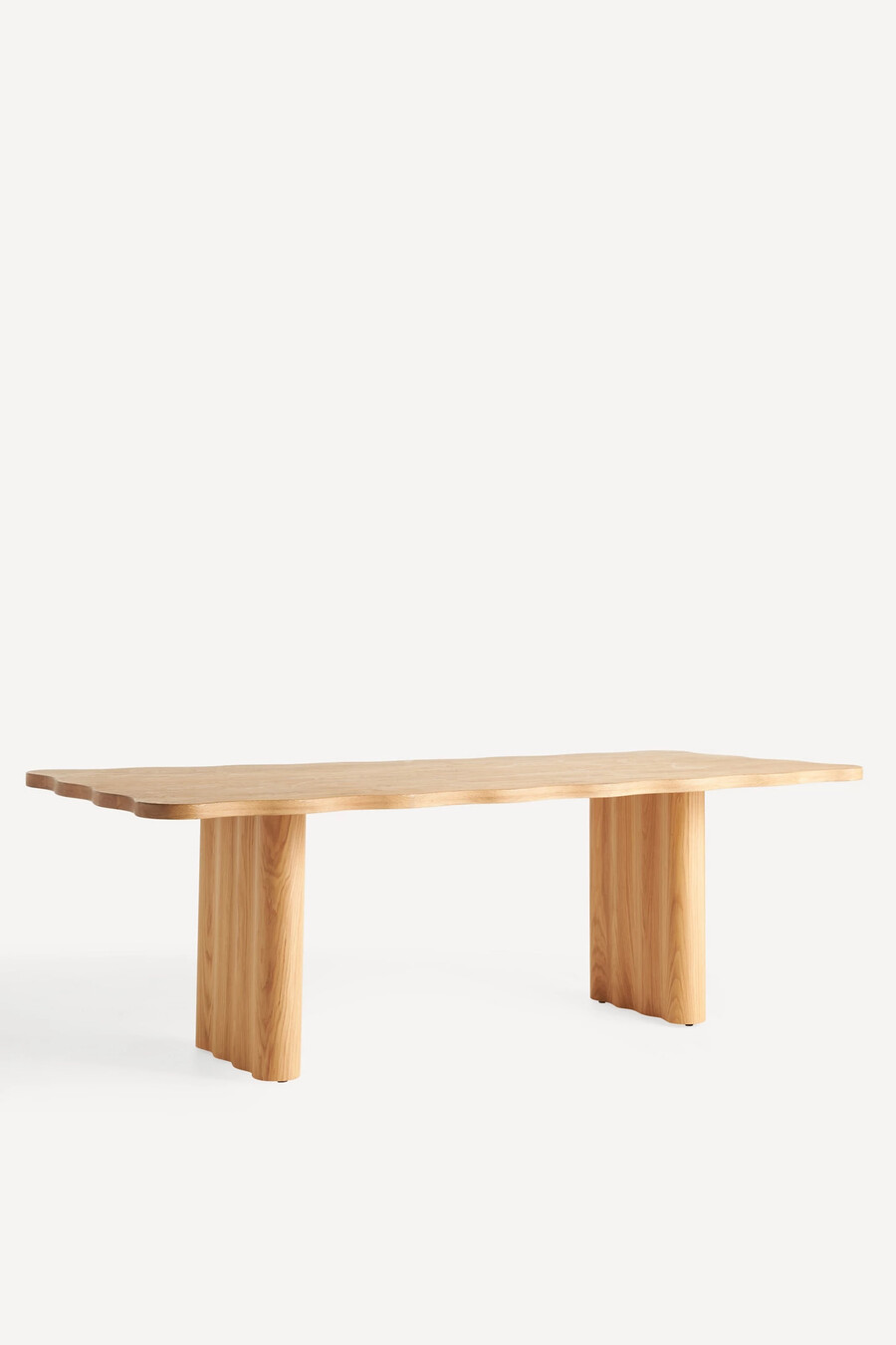 mesa de comedor rectangular de roble caldwell