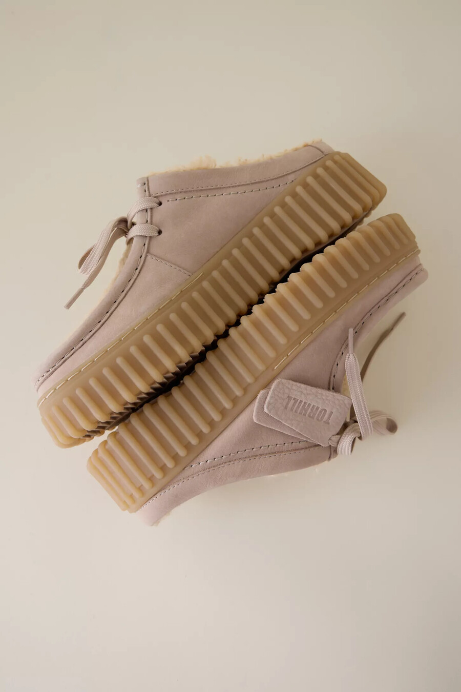 clarks shearling torhill mules