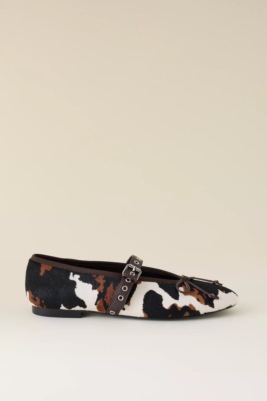 bailarinas con estampado de vaca bibi lou nashira