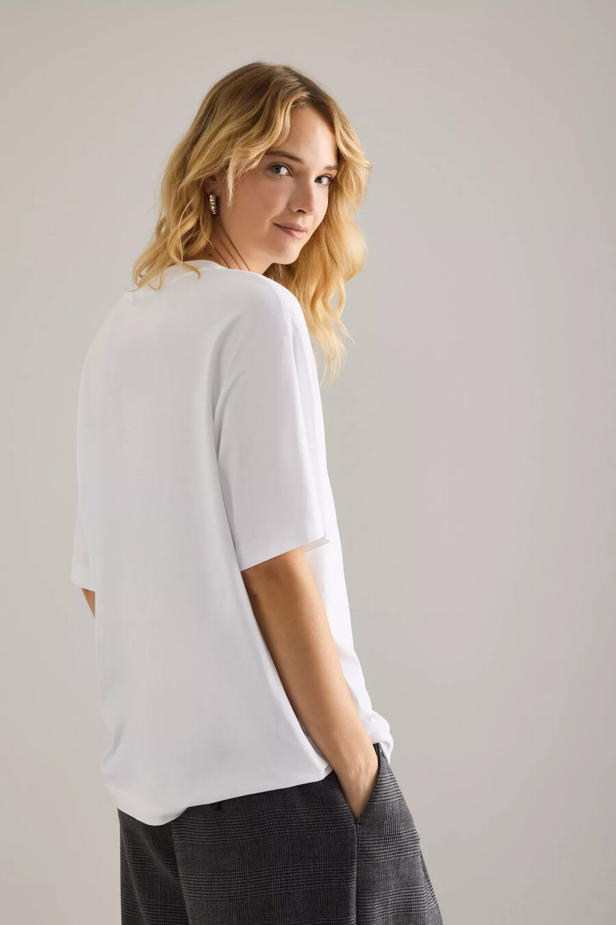 camiseta gráfica de algodón barbour rosie