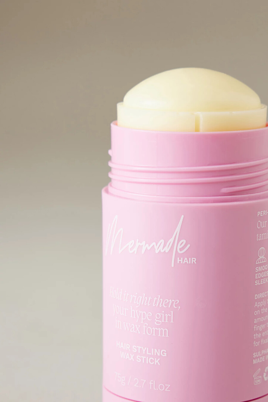 barra de cera para peinar el cabello mermade