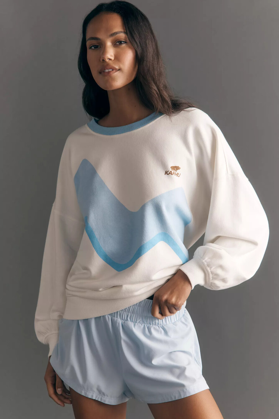 sudadera con cuello redondo estampada de daily practice x karhu