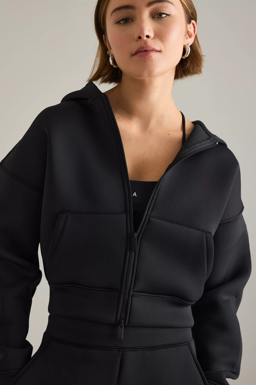 sudadera con capucha y cremallera tala spacer