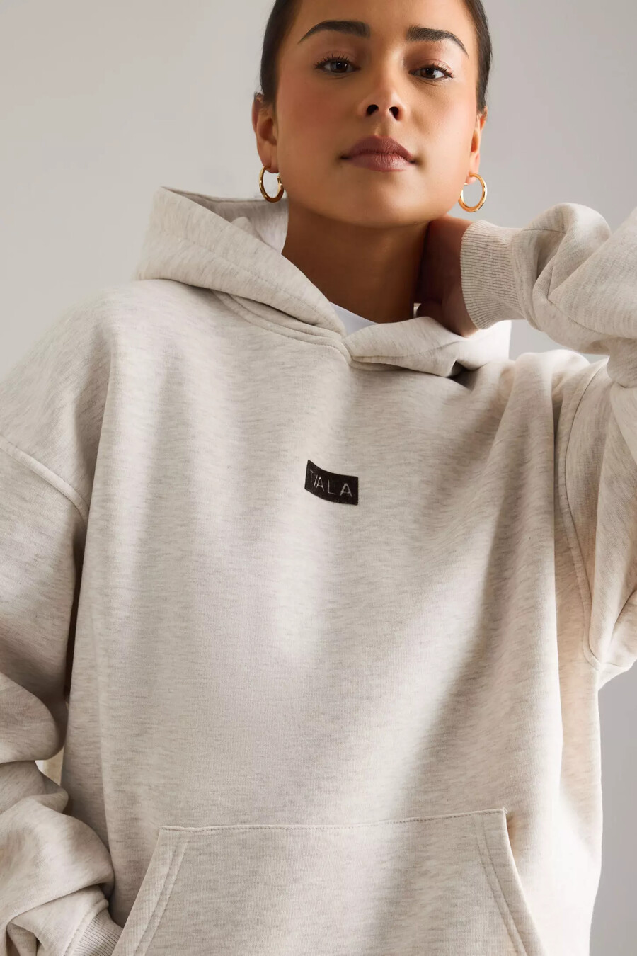 sudadera con capucha extragrande con gráfico para exteriores tala