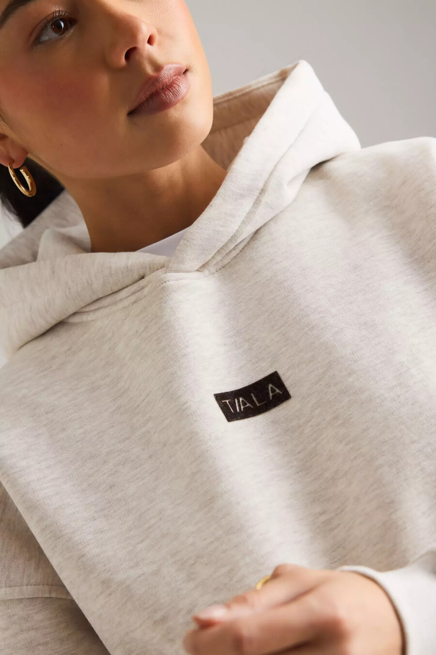 sudadera con capucha extragrande con gráfico para exteriores tala