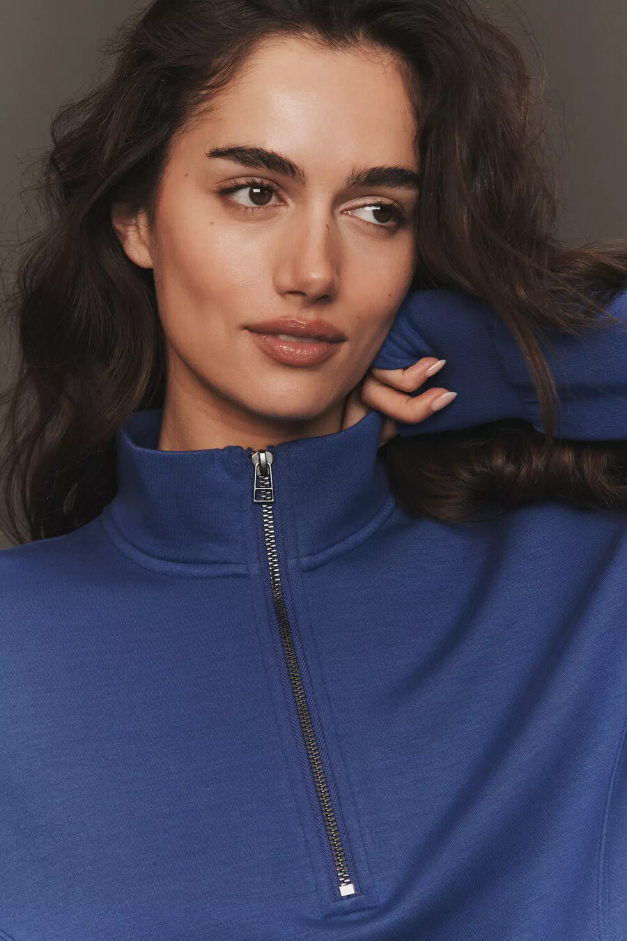 sudadera con media cremallera daily practice
