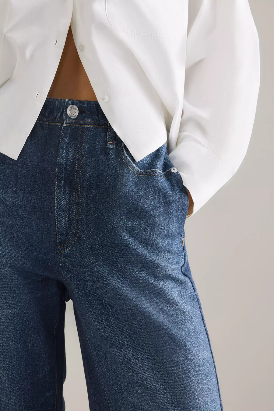 vaqueros de pierna ancha rag bone miramar terry